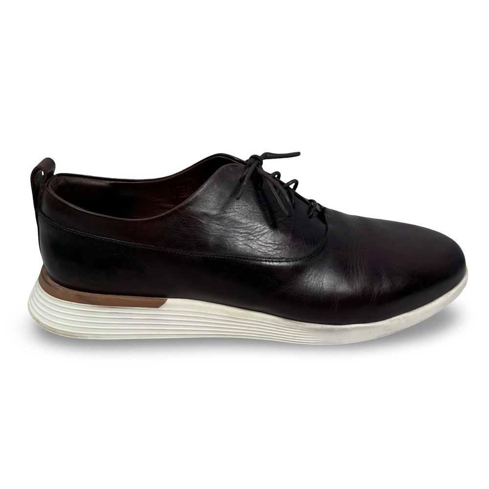 Wolf & Shepherd Crossover Derby Shoes Mens 12.5 Brown Leather Made in Portugal